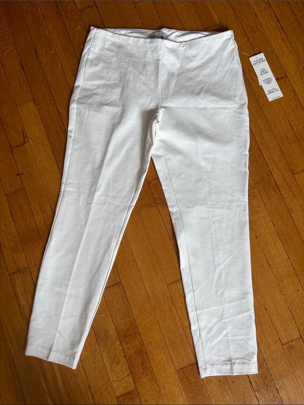 Zac & Rachel White Stretch Pants